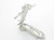 Aeroplane sterling silver charm .925 Planes and Airplane charms alternate view