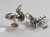 Fishing Reel sterling silver charm .925 Fisherman charms alternate view