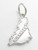 Guernsey Map sterling silver charm .925 Maps country charms additional view