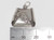 Nappy sterling silver charm .925 Baby Babies Nappies charms size example