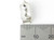 Wash Table sterling silver charm .925 Washing Tables charms detail