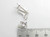 Mortar Board Black Board Sterling Silver Charm .925 Graduation charms detail