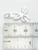 Thistles sterling silver charm .925 Thistle flower charms detail