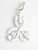 Thistles sterling silver charm .925 x 1 Thistle flower charms image 7