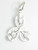 Thistles sterling silver charm .925 Thistle flower charms extra view