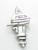 Outboard Motor sterling silver charm .925 Boat Engine charms extra view