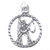 Fisherman sterling silver charm .925 x 1 Fishing Angling charms