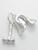 Judges Wig and Gavel sterling silver charm .925 x 1 Court Room charms additional view