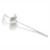 Fencing sword sterling silver charm .925 Foil Rapier swords charms
