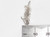 Chupacabra sterling silver charm .925 Chupacabras legendary charms side view