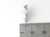 Cat sterling silver charm .925 Cats Feline Kitty charms size example