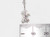 Dog with a bird on its tail sterling silver charm .925 Dogs charms detail