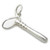 Truncheon sterling silver charm .925 Baton Law enforcement charms