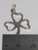 Shamrock Clover leaf strling silver charm .925 Lucky charms detail