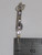 Shamrock Clover leaf strling silver charm .925 Lucky charms size example