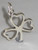 Shamrock Clover leaf strling silver charm .925 x 1 Lucky charms additional view