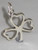 Shamrock Clover leaf strling silver charm .925 Lucky charms additional view