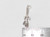 Tongs sterling silver charm .925 Sugar Salad Sugartongs Tea charms side view