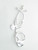 Stethoscope sterling silver charm pendant .925 Medical Stethoscopes alternate view