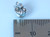 Apple sterling silver charm .925 Fruit Apples charms size example