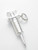 Syringe sterling silver charm .925 x 1 Medicine Drugs charms additional view