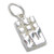 Chocolate Bar sterling silver charm .925 Sweets Sweet Choc Bars charms