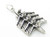 Rowing Team sterling silver charm pendant .925 Rower Sculling charms extra view