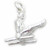 Gymnast on Parallel Bars sterling silver charm .925 x 1 Athletics charms