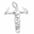 Gymnast On Rings sterling silver charm .925 x 1 Gymnastics Athletics
