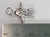 Hamsa hand sterling silver charm .925 Protect against the evil eye size example