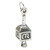 Dreidel sterling silver charm .925 Jewish charms