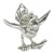 Sparrow Bird sterling silver charm .925 x 1 Sparrows Birds charms