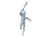 Torchbearer running sterling silver charm .925 s charms side view
