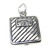 Bathroom Scales sterling silver charm .925 x 1 Weighing charms