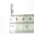 Bathroom Scales sterling silver charm .925 Weighing charms detail