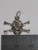 Skull and Crossbones sterling silver charm .925 x 1 Pirates charms detail