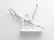 Athlete On Pomal Horse sterling silver charm .925 Athletics charms additional view