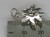 Edelweiss Flower sterling silver charm .925 Flowers charms detail