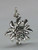 Edelweiss Flower sterling silver charm .925 x 1 Flowers charms additional view