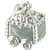 Runaway Mine Cart sterling silver charm .925 x1 Ore Mining Carts charms additional view