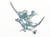 Road Runner sterling silver bird charm .925 Roadrunner Birds charms additional view