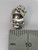 Skull sterling silver charm .925 x 1 Halloween skulls horror charms