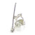 Mop and Bucket sterling silver charm .925 x 1 Cleaners Cleaning charms