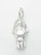 Native American Indian with Head Dress sterling silver charm .925 extra view