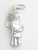 Native American Indian with Head Dress sterling silver charm .925 x 1 image 9
