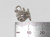 Pencil Sharpener sterling silver charm .925 Teacher charms detail