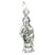 Jesus sterling silver charm .925 Holy Lord Christ charms