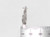 Jesus sterling silver charm .925 Holy Lord Christ charms side view
