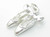 Ballet shoes with bow sterling silver charm .925 Ballerinas charms alternate view