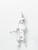 Captain Hook Pirate sterling silver charm .925 Pirates charms side view